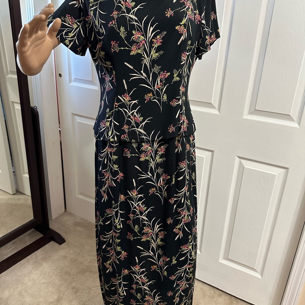 A casual yet formal dress.